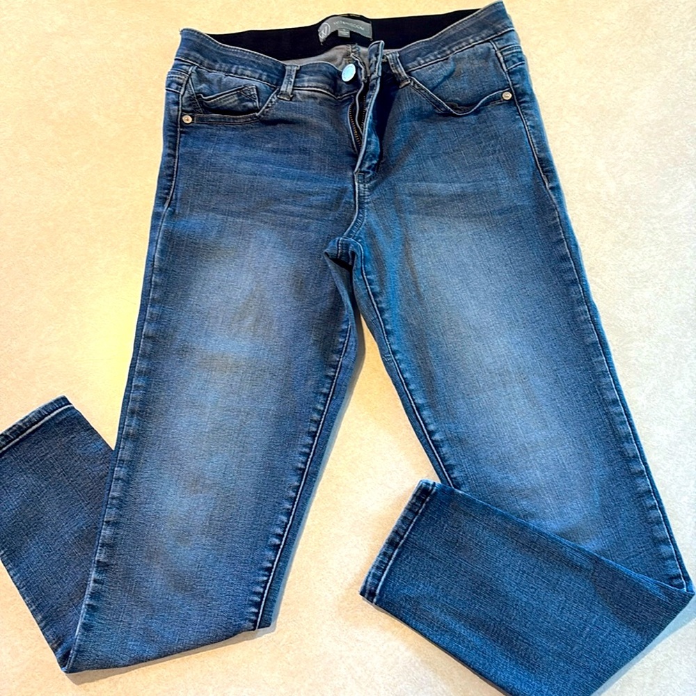 Wit & Wisdom Blue Skinny Jeans with Stretch